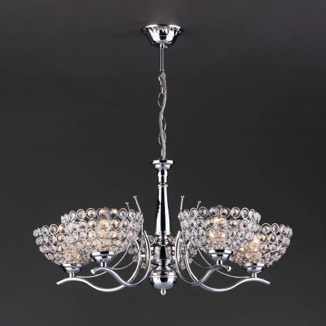 Подвесная люстра Eurosvet Mirage 30119/5 хром