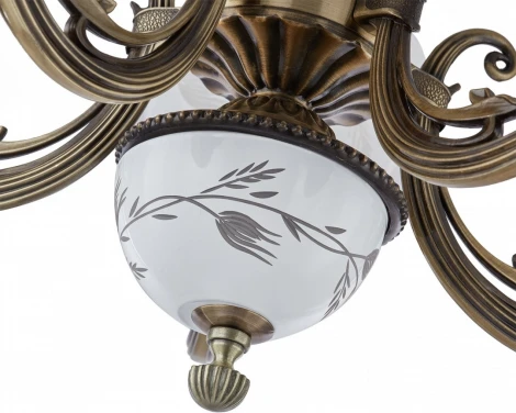 Подвесная люстра Arte Milano AM343659 343659/5 AB (220V, на цепи)