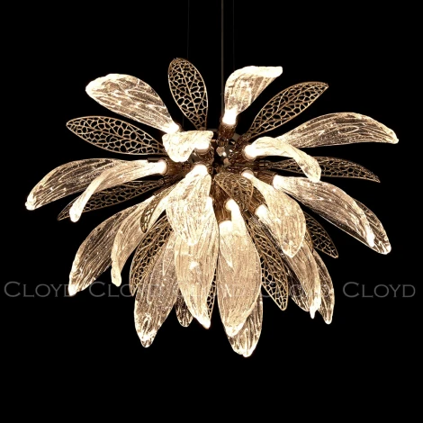 Подвесная люстра светодиодная с цветами Cloyd Tuvalu 11419 (220V, на тросе, цветы)