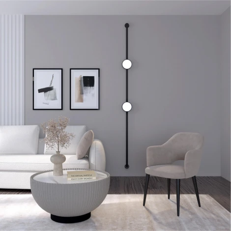 Трековый светильник 48V Denkirs Belty Flow DK5567-BK (LED)