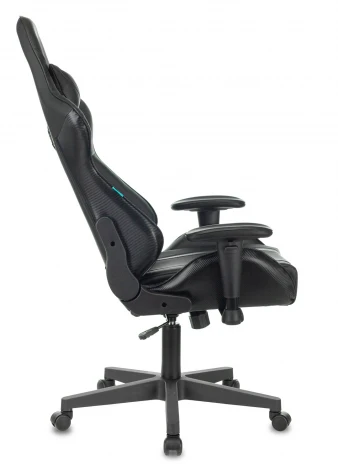 Кресло игровое Zombie A4 черный эко.кожа с подголов. крестовина пластик