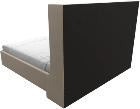 Кровать интерьерная Ларго 180 (Бежевый/Экокожа) Лига Диванов арт.120735