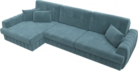 Диван угловой Лига-057 НПБ Лонг угол левый Лига Диванов (Велюр) арт.129298L