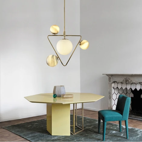 Подвесная люстра на штанге Cosmogony A ImperiumLoft Cosmogony01 (151873-26) (220V, шар)