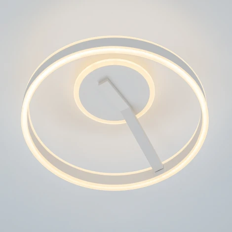 Потолочная люстра на штанге Citilux Дуэт CL719740 (регулировка яркости, LED, 220V, пульт управления, кольцо)