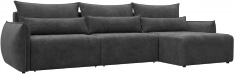 Диван угловой Лига-051 НПБ Лонг угол универсальный Лига Диванов (Велюр) арт.128726