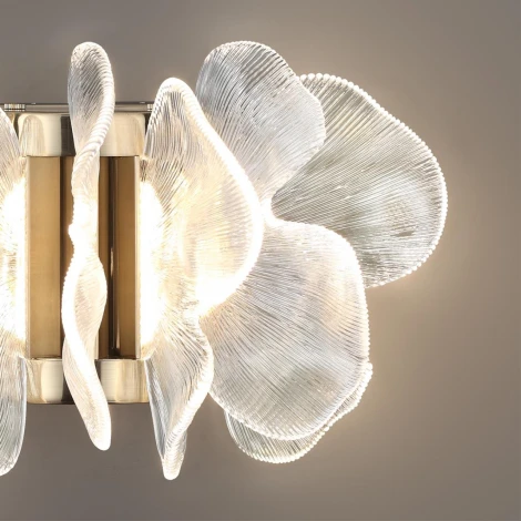 Настенный светильник Odeon Light Siama 5089/25WL под латунь/прозрачный/акрил LED 25W 3500K (220V)