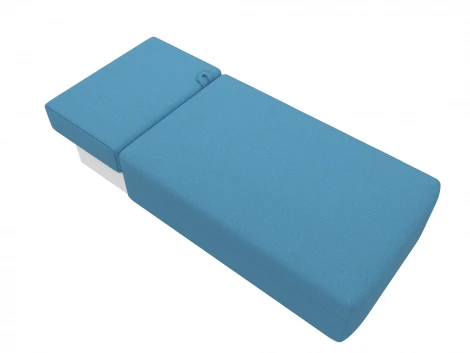 Модуль канапе Лига-060 НПБ (ЛДСП,Брус,Фанера,Рогожка/Голубой) Лига Диванов 129731