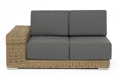 "Капри" модуль диванный правый с подушками, цвет соломенный 4SIS арт.УТ-00009386