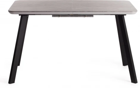 Стол обеденный NELSON МДФ/ЛДСП/металл, 128-170х80х75 см, Бетон/Черный Tetchair 18994