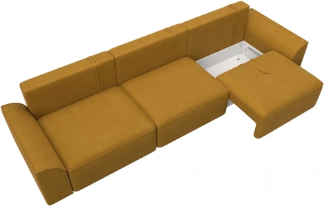 Диван прямой Лига-048 НПБ Лонг Лига Диванов (Велюр) арт.128244