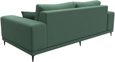 Диван прямой Льюес (Зеленый/Рогожка) Лига Диванов арт.123336