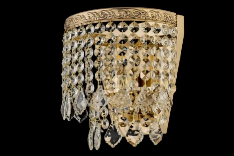 Бра Arti Lampadari Castellana E 2.10.602 G (220V, хрусталь, подвески)