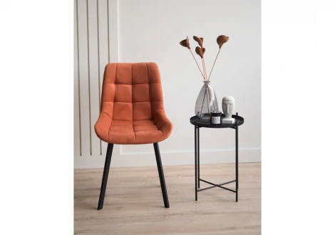 Стул на металлокаркасе Челси 360 П терракотовый (zd 432) / черный np 632525