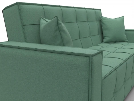 Диван-книжка Лига-067 (ДВП,Дерево/Пластик/Рогожка/Зеленый) Лига Диванов 129829