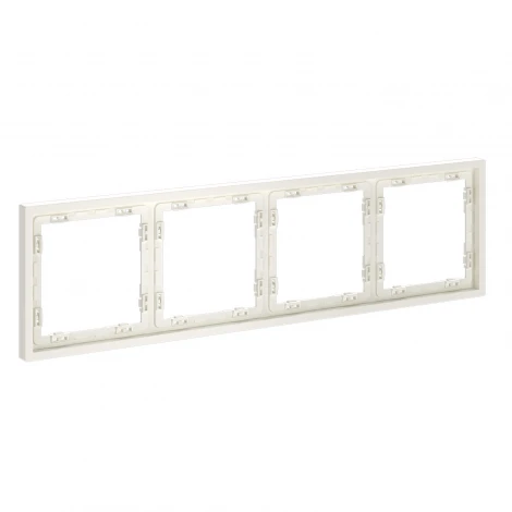 Рамка пластиковая на 4 пост (хлопок) Voltum S70 VLS100413