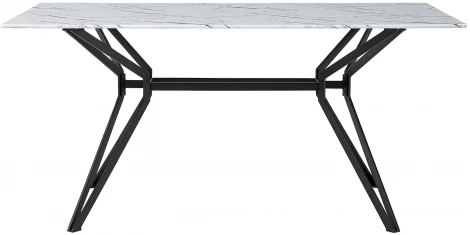 Стол MARBELLA FSD1943 белый мрамор FV2666