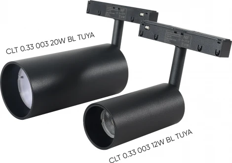 Светильник трековый магнитный 12W 48V Zigbee Crystal Lux CLT 0.33 003 12W BL TUYA (LED, управление смартфоном, умный дом - Tuya Smart, круглые)