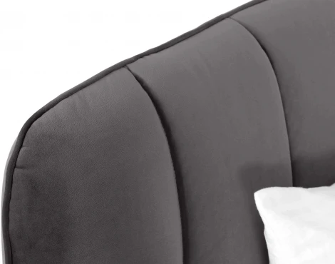 Кровать Amsterdam ОГОГО (арт.750818), (Велюр/Серый)