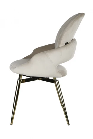 Стул обеденный IST-CASA Виола BS1377-BG-2, 50х58х92 см, бежевый/золото