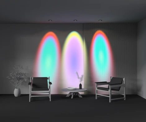 Встраиваемый светильник Maytoni Lens DL105-12W4K-B (LED, 220V, круглые, IP44)