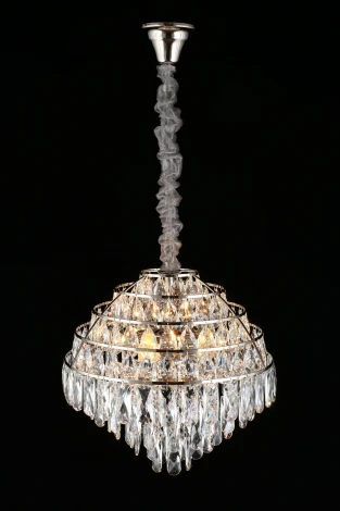 Подвесная люстра Aployt Wanda APL.735.03.06 (220V, хрусталь, на цепи, круглые)