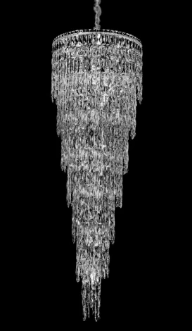 Подвесная люстра каскадная Fluorite The Empress FL1062-32P (220V, хрусталь)