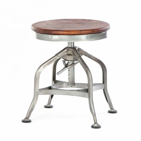 Табурет Toledo Никель Массив ивы