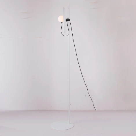 Торшер Margott Fl D35 White By ImperiumLoft Margott-Fl01 (220V, выключатель, шар)