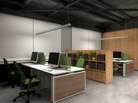 Потолочный линейный светильник светодиодный с диммером Lumker NX DL-BLEP2-1205025-SL-DN (220V, на тросе)