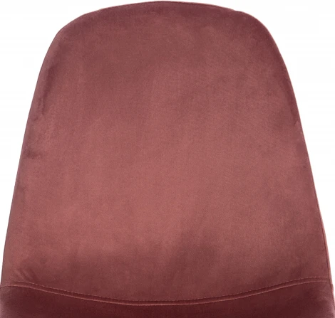 Стул BREEZE (mod. 4724) вельвет/металл, 44 х 53 87 см, Coral (коралловый) HLR44 / белый Tetchair 19185