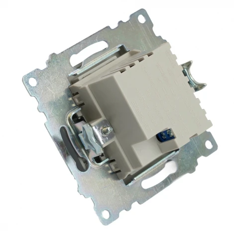 Розетка USB Type A+С (графит) Stekker Катрин 50052