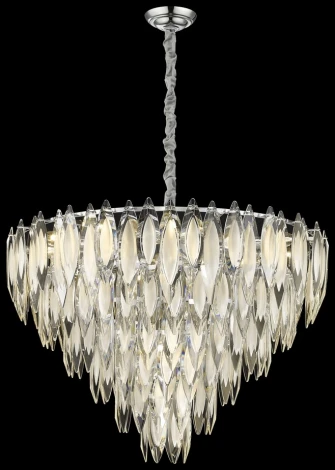 Подвесная люстра каскадная Wertmark Orlanda WE144.22.103 (220V, хрусталь, на цепи)