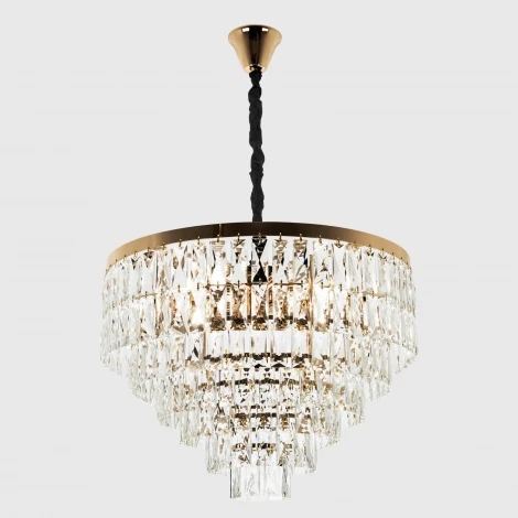 Подвесная люстра хрустальная Modelux MODELUX ML.844.12 GD