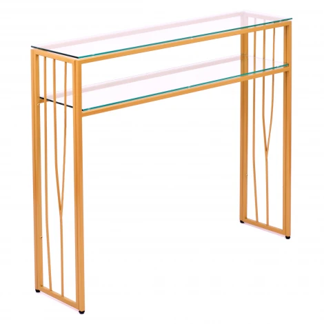 Консольный стол AllConsoles 1122-CG clear золотой
