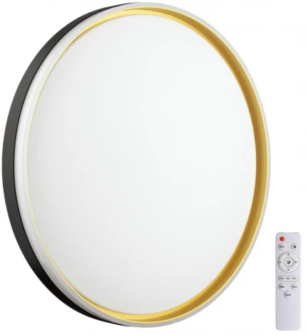 Настенно-потолочный светильник Savi 7619/DL (регулировка яркости, LED, 220V, пульт управления, круглые, IP43)