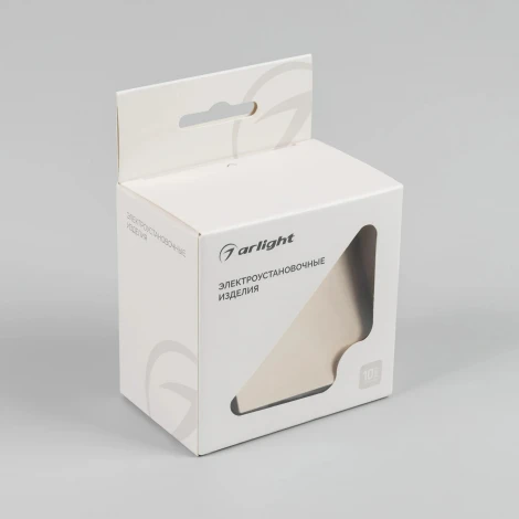 Механизм выключателя одноклавишный проходной SWT-MKP1-PL-GD-V (250V, 10A) (Arlight) 049874