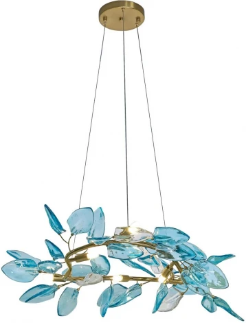 Подвесная люстра Alfa Light F3224-39 (220V, на тросе, листья)