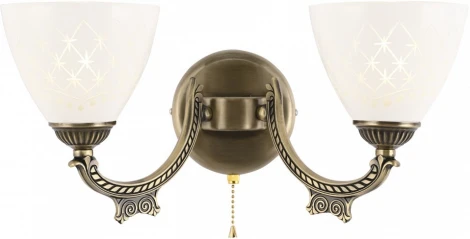 Бра с выключателем Arte Milano AM343837 343837/2W AB (220V)