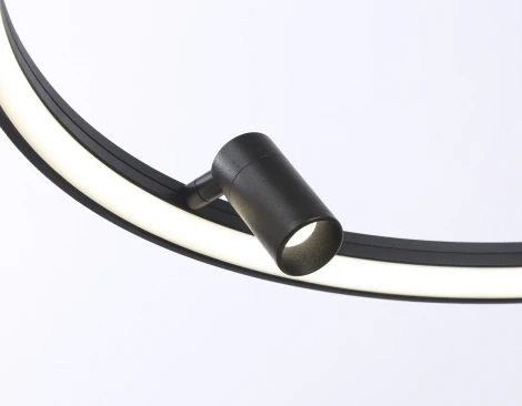 Подвесной светильник Ambrella COMFORT FL5284 (регулировка яркости, LED, 220V, пульт управления, на тросе, кольцо)