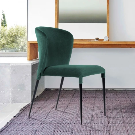 Стул Albert (Альберт), бархат зеленый 19 Top Concept 75043