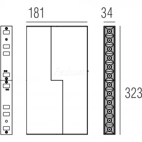 Трековый светильник магнитный Downlight Donolux DL18786 DL18786/12M Black (LED, 24V)