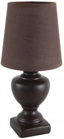 Настольная лампа Lumion Bianka 8162/1T черный, керамика/текстиль E14 1*40W 220V (выключатель)