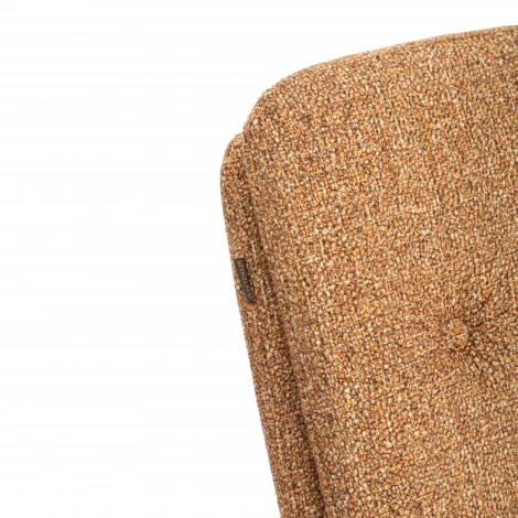 Кресло лаунж Oslo/Осло крестовина, велюр/букле, VT shape amber Tetchair 25435