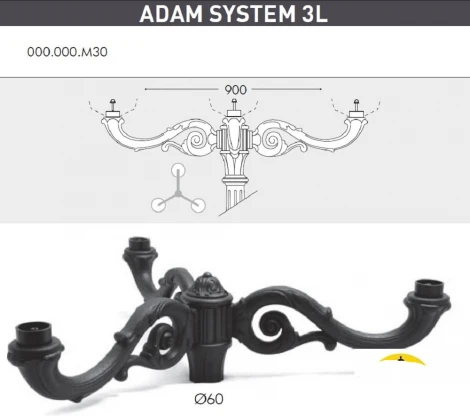 Наземный фонарь Fumagalli Globe 400 G40.208.M30.AYE27 (220V, шарики, IP65)