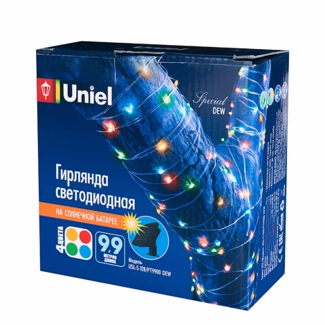 Грунтовый светильник на солнечной батарее Uniel USL-S-128/PT9900 DEW (LED, IP44)