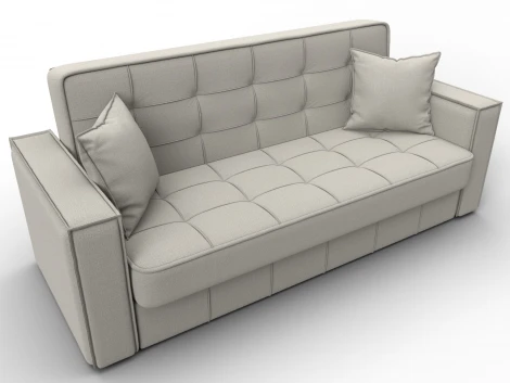 Диван-книжка Лига-068 (ДВП,Дерево/Пластик/Рогожка/Бежевый) Лига Диванов 129830