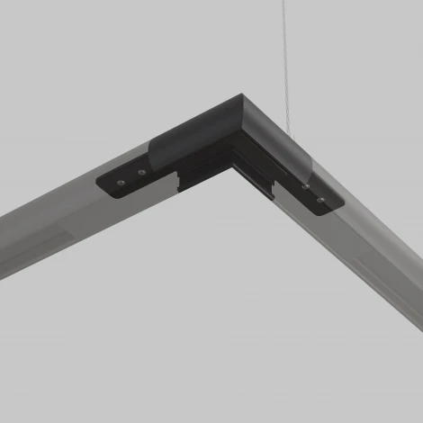 Коннектор угловой круглый, черный Maytoni Accessories for tracks Basity TRA172CL-R-11B