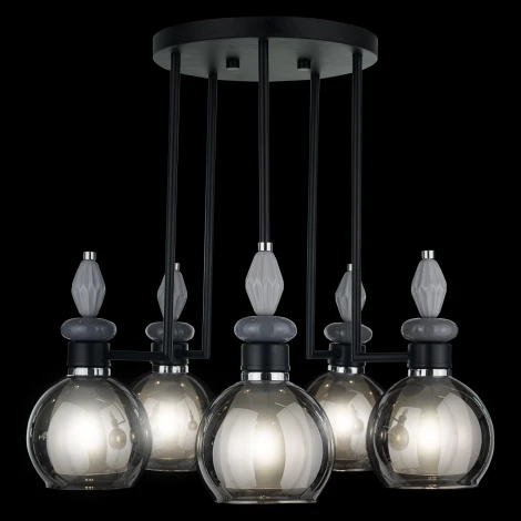 Потолочная люстра на штанге 33 Идеи CHN903.05.CH17.BL-S12GR (220V)