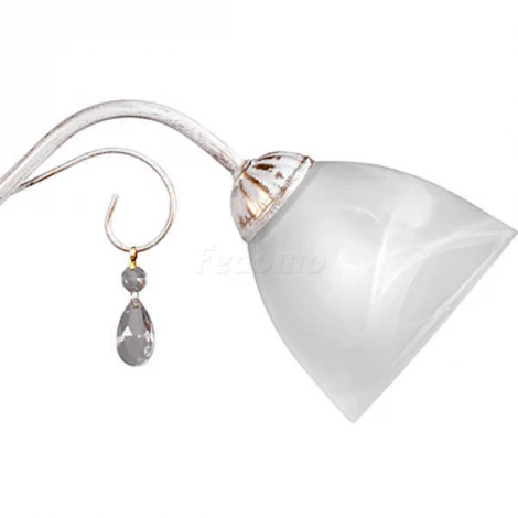 Люстра потолочная Day&Night, 3 плафона, белый с золотом и прозрачным